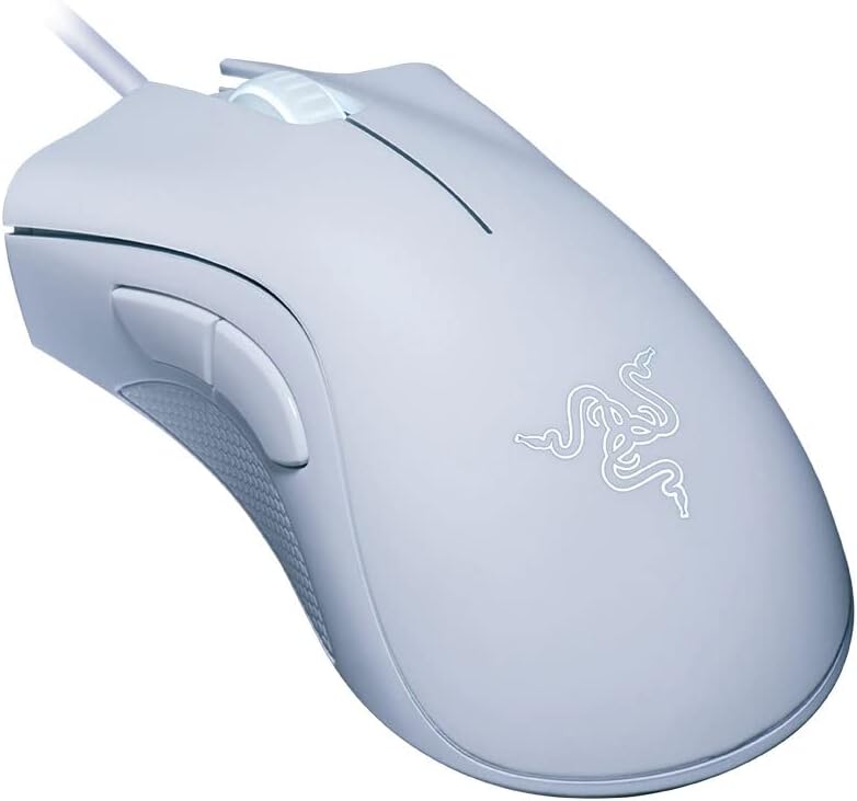 Razer Gaming Mouse (2018 Model) in Stunning Mercury White: A Timeless Classic for Gamers